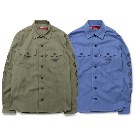 HIDEANDSEEK ハイドアンドシーク ミリタリーシャツ シャツジャケット (1).jpg